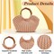 Crochet Bag Kit for Adults Khaki Handbag Crochet Kit for Beginners Tote Bag Starters Set DIY Craft Making Kit with Step-by-Step Instructions and Video Guidance